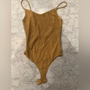 H&M Gold Fabric with Label